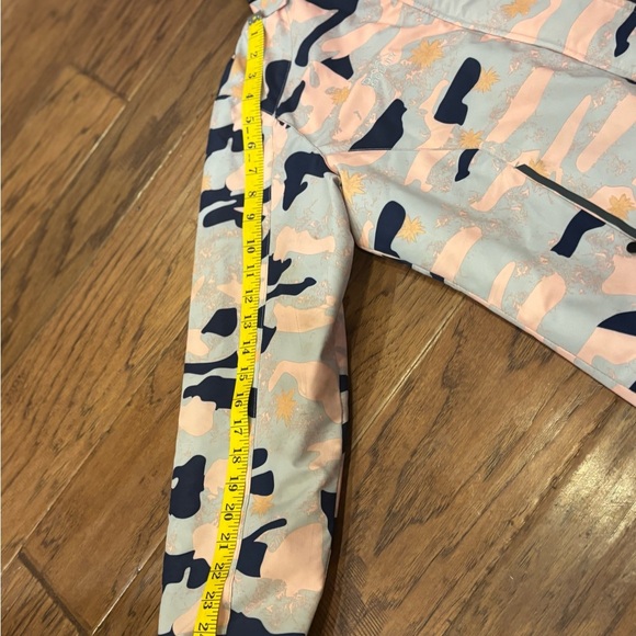 Pooluly Women’s Camo Snow/ski Jacket Pink Blue Floral Insulated Hooded Size sm - Picture 14 of 15